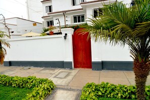 Fassade der Unterkunft