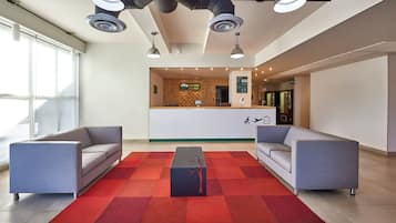 Welcome to cityexpress junior, where guests can relax on comfortable sofas and enjoy the modern lobby atmosphere.