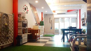 Interior entrance