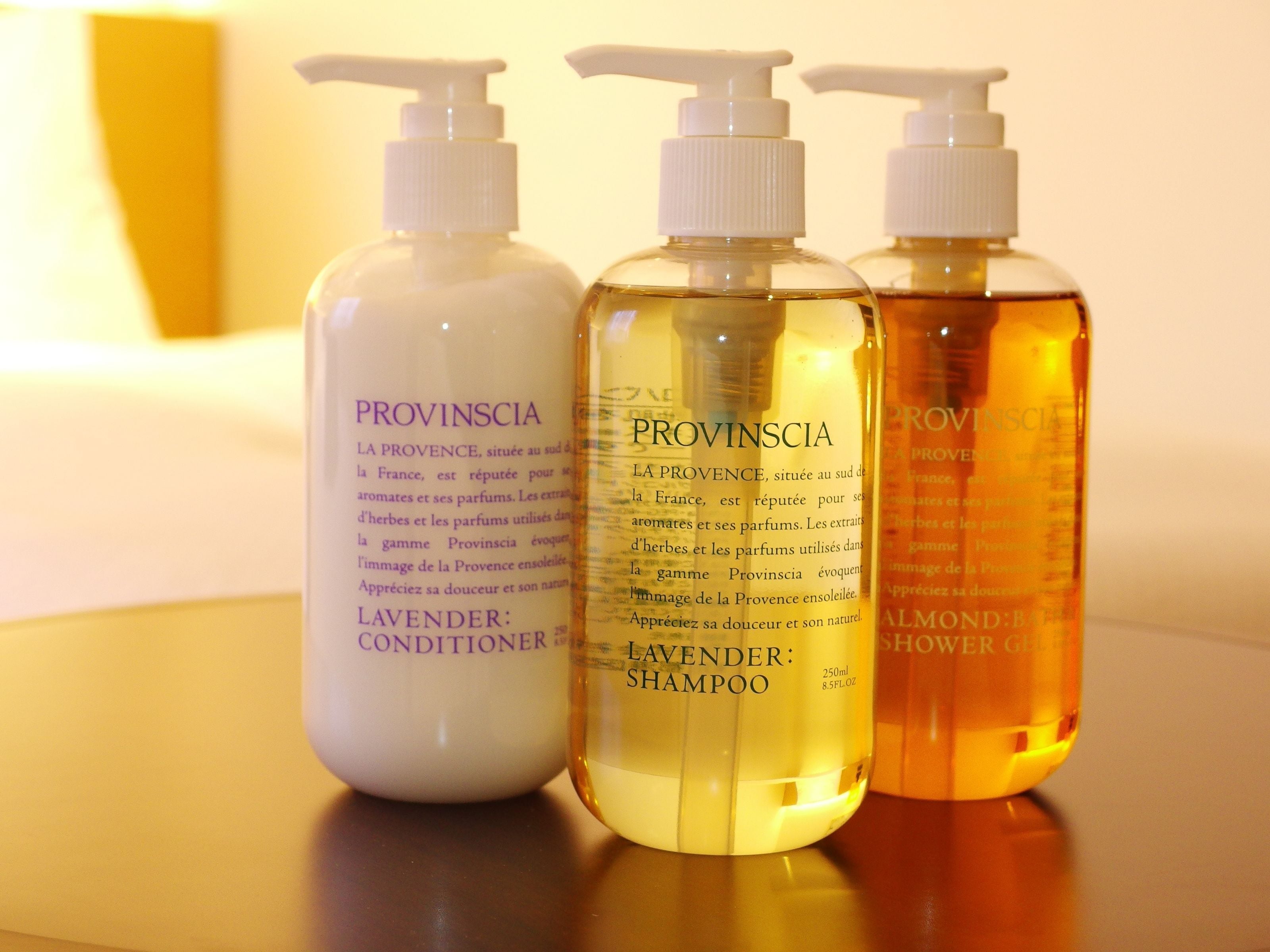 shower, free toiletries, hair dryer, slippers