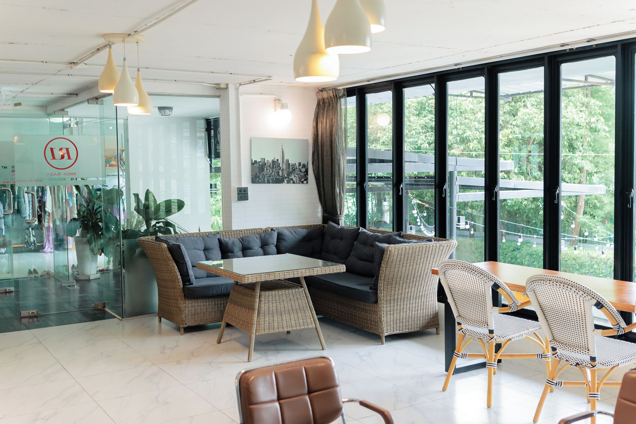 Lobby sitting area