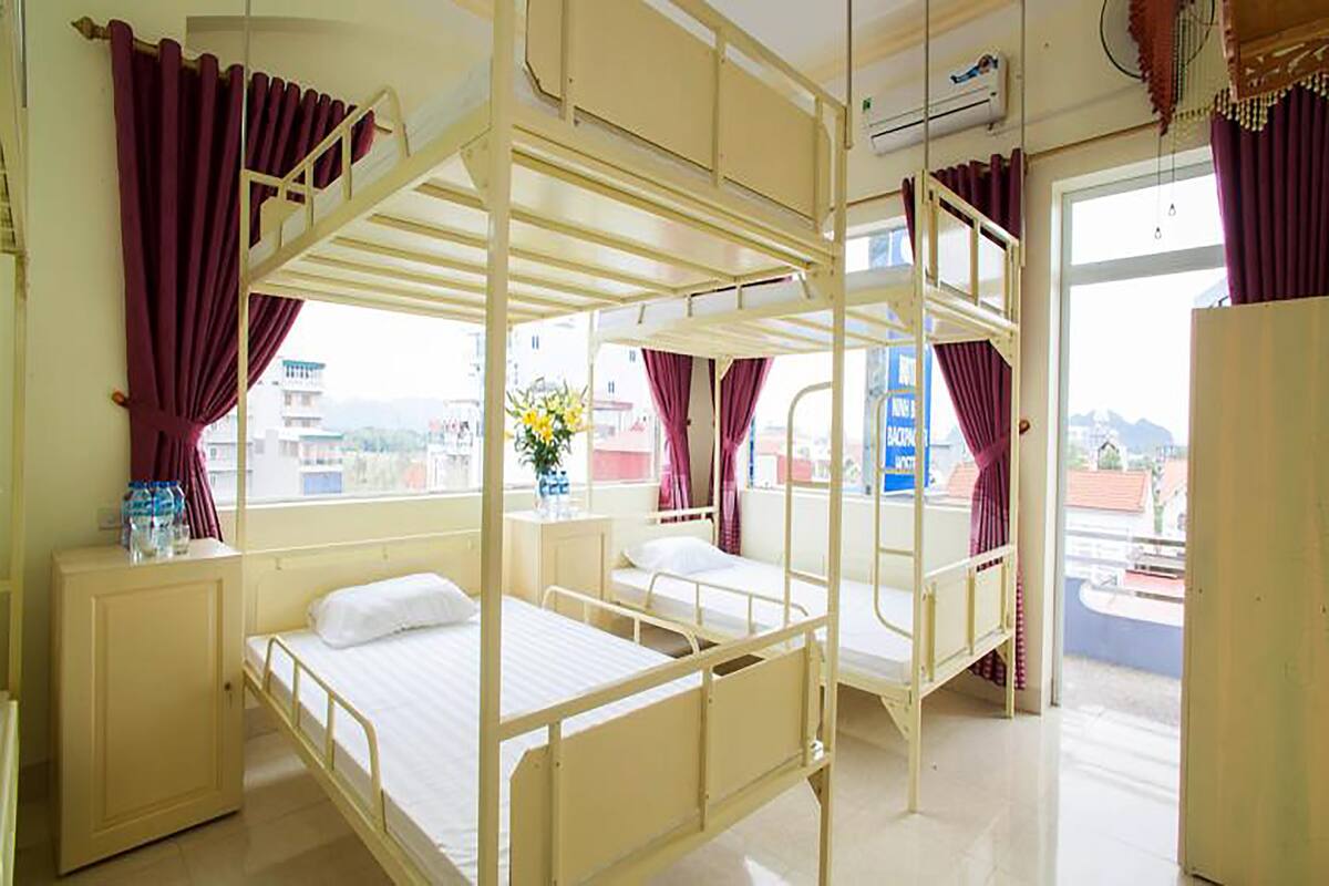 ห้องพักรวม | โต๊ะทำงาน, ผ้าม่านกันแสง, Wi-Fi ฟรี, ผ้าปูที่นอน