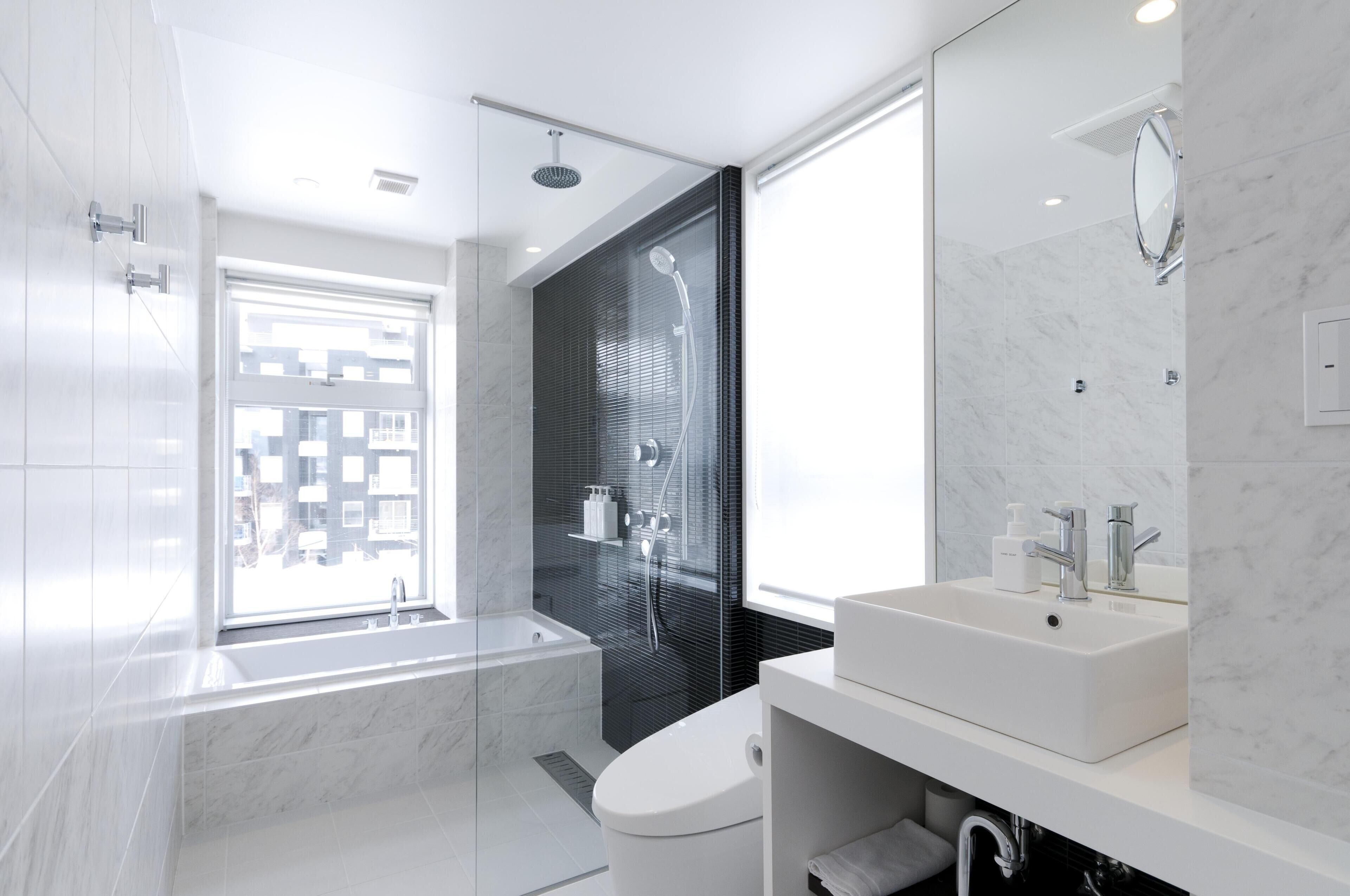 Kamar Premium, 2 kamar tidur | Kamar mandi | Pengering rambut, sandal, toilet dengan bidet elektronik, dan handuk