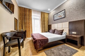 Kamar Comfort | Setrika/meja setrika, Wi-Fi gratis, dan seprai linen