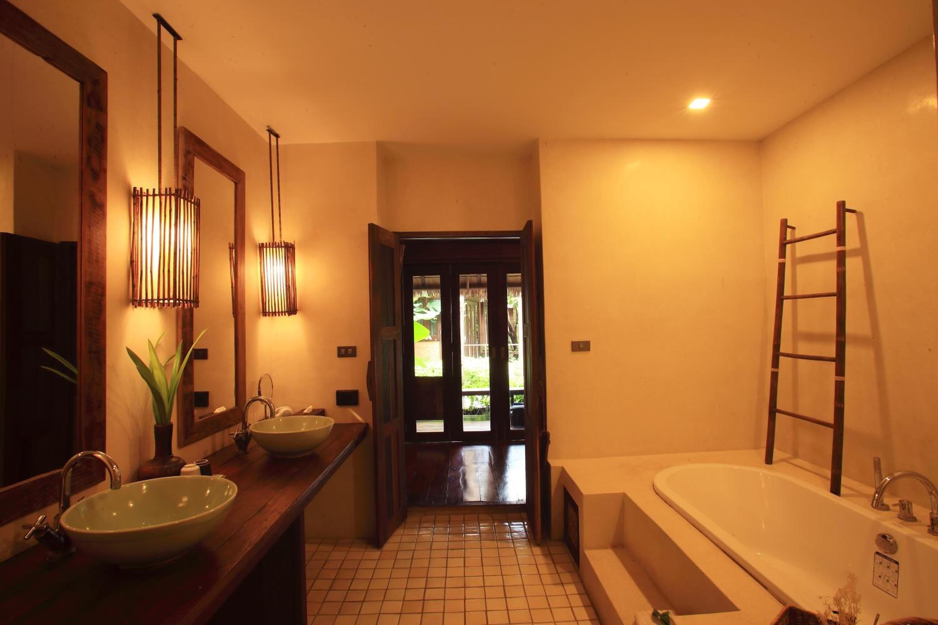 free toiletries, hair dryer, slippers, towels