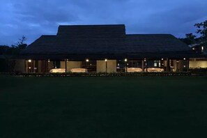 Front of property - evening/night