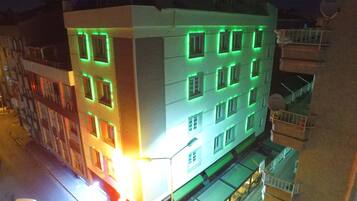 Front of property – evening/night