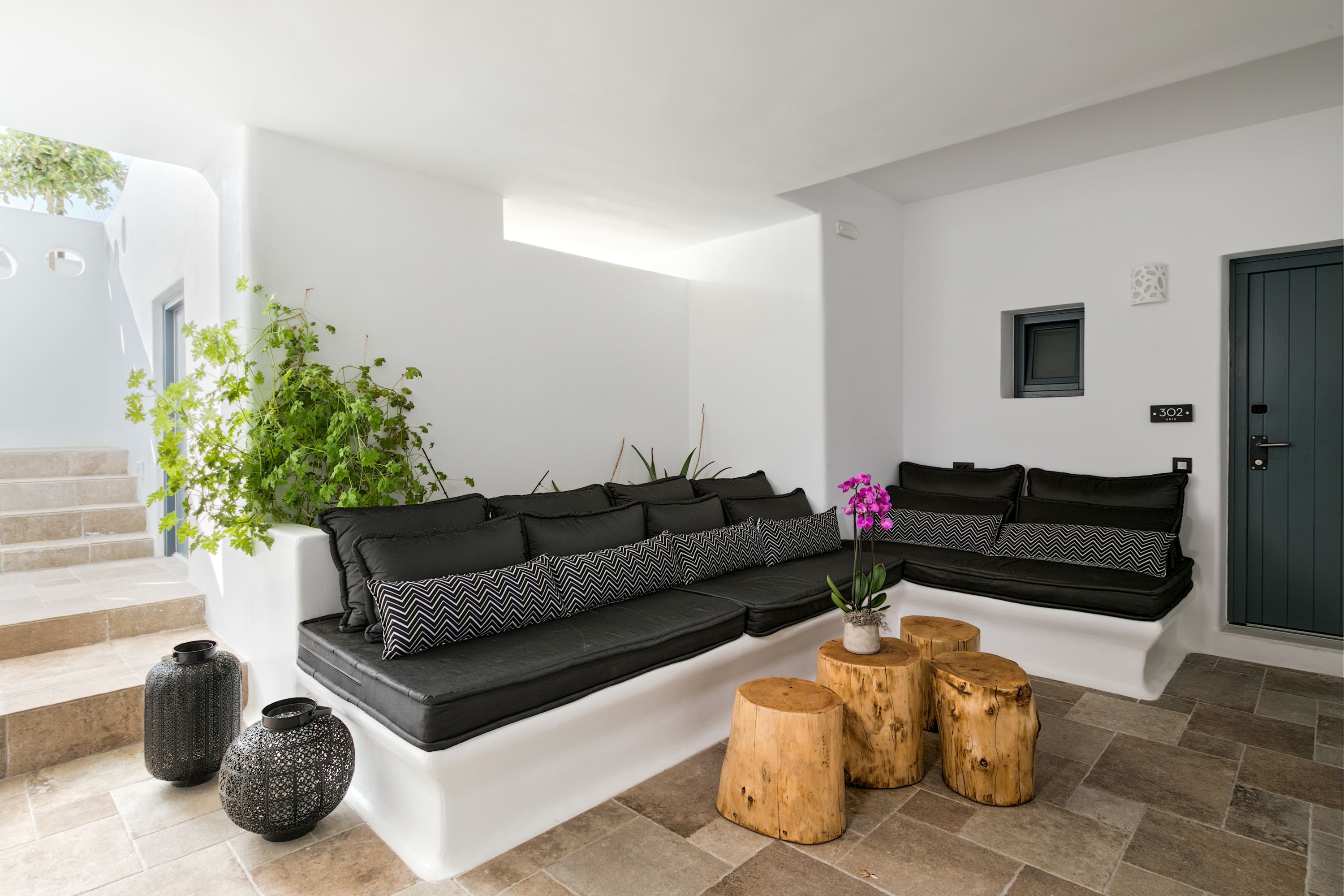 standard room with patio (semi basement) | view from room