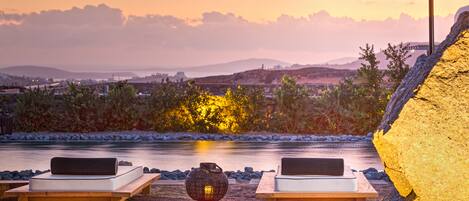 Vue depuis l’hébergement