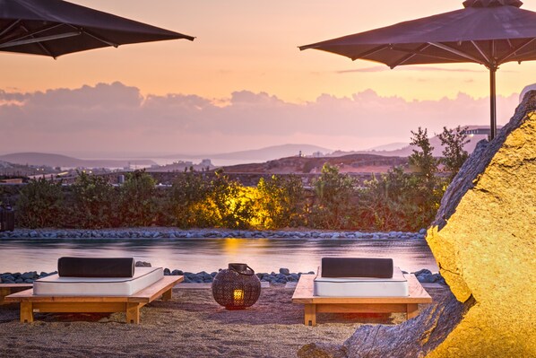 Vue depuis l’hébergement