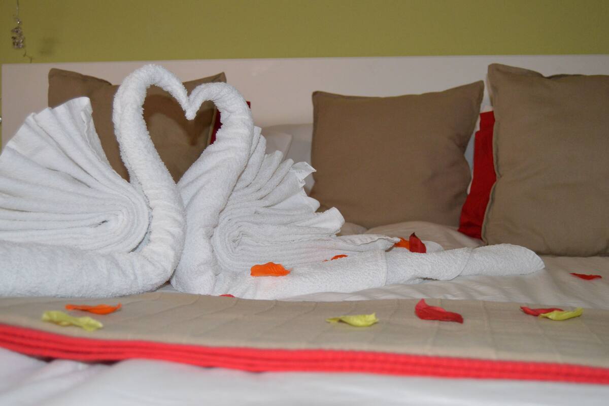 standard double or twin room, 1 bedroom, mountain view (2 adults + 1 child) | 1 bedroom, hypo-allergenic bedding, individually decorated