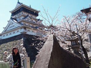 Vue sur la ville depuis l’hébergement 