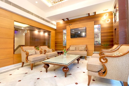 Sala de estar en el lobby