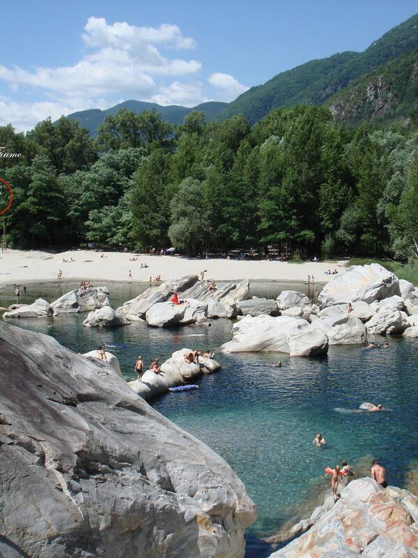 A waterfall pool, a natural pool