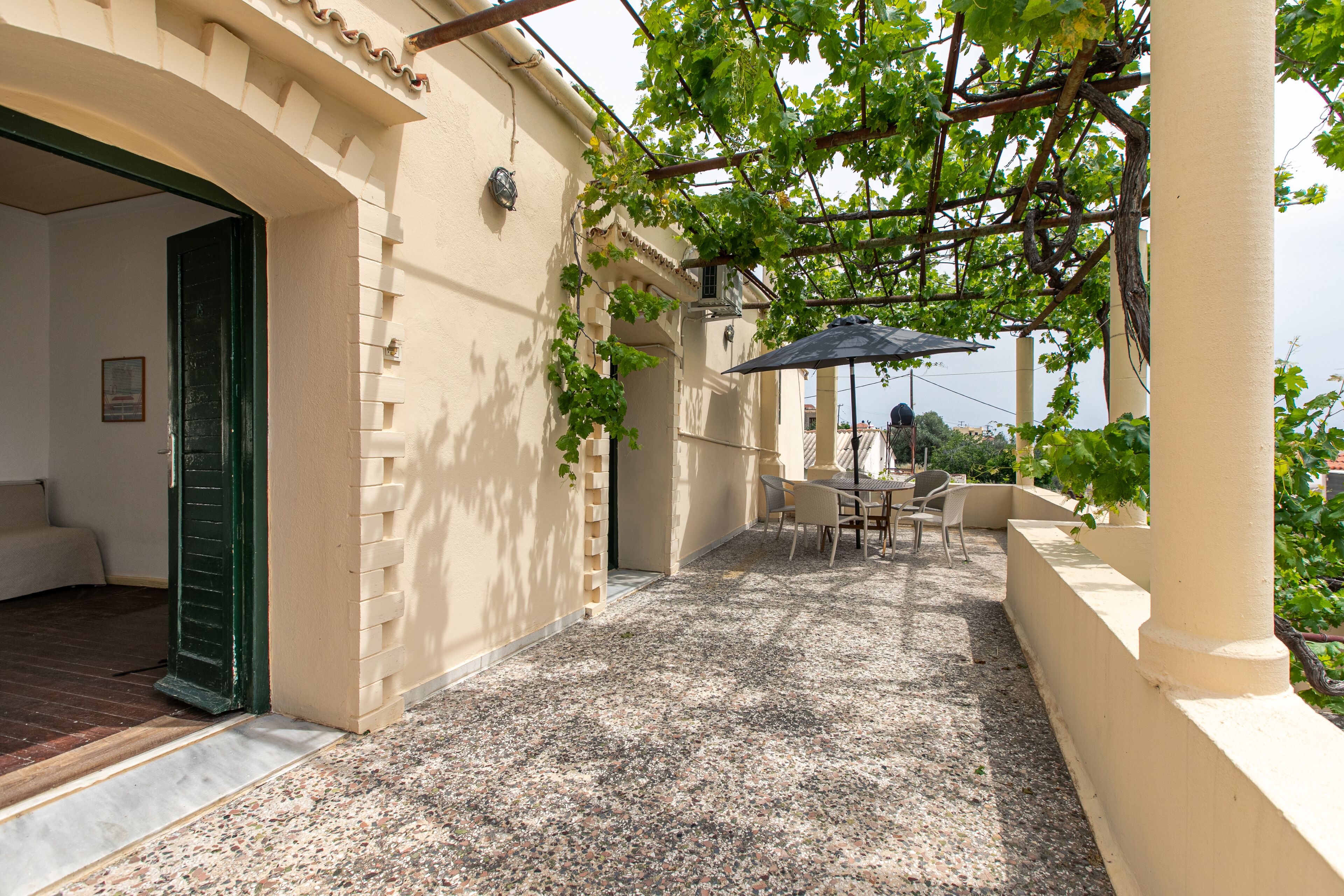 Tradisjonell leilighet, sjøutsikt | Terrasse/patio