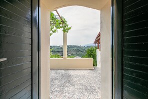 Traditioneel appartement, uitzicht op zee | Terras