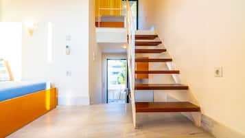 Rom – standard, 1 soverom, privat bad, sjøutsikt | Sengetøy i egyptisk bomull, sengetøy av topp kvalitet og dundyner