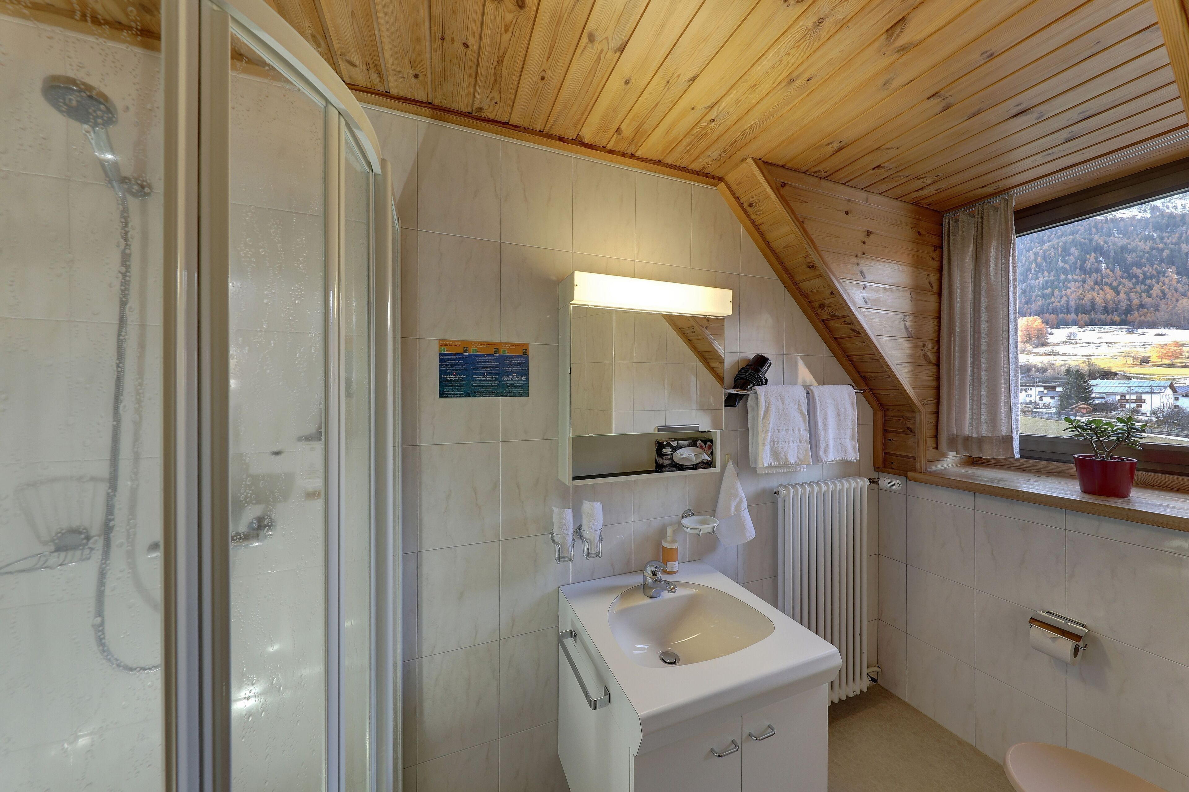 double or twin room | bathroom | free toiletries, hair dryer, towels