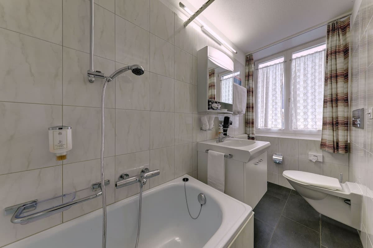 single room | bathroom | free toiletries, hair dryer, towels