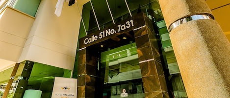 Voorkant van accommodatie