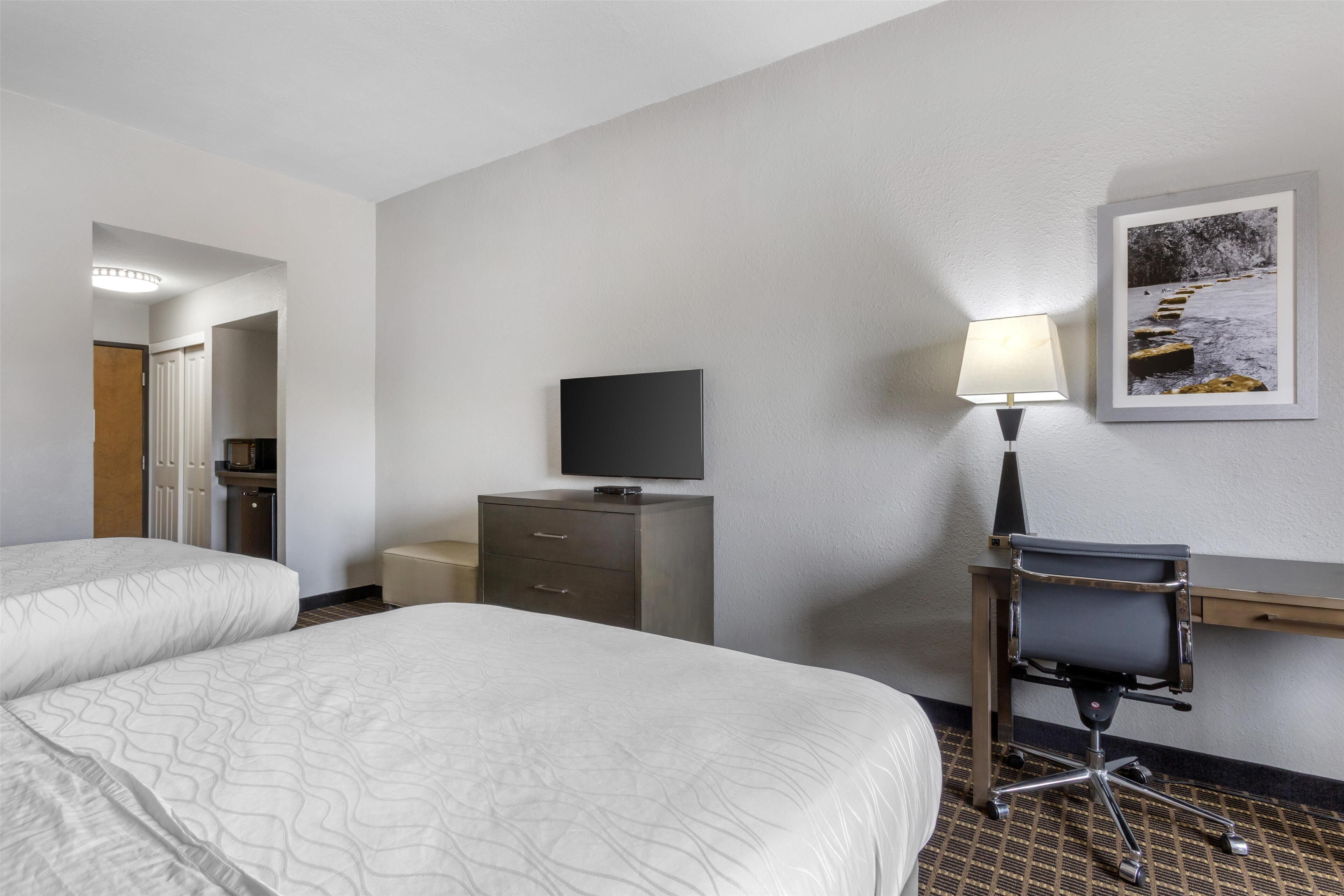 pillow-top beds, in-room safe, desk, laptop workspace