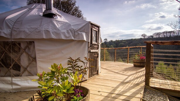 Telt, eget bad (Derwent Yurt) | Utsikt fra rommet