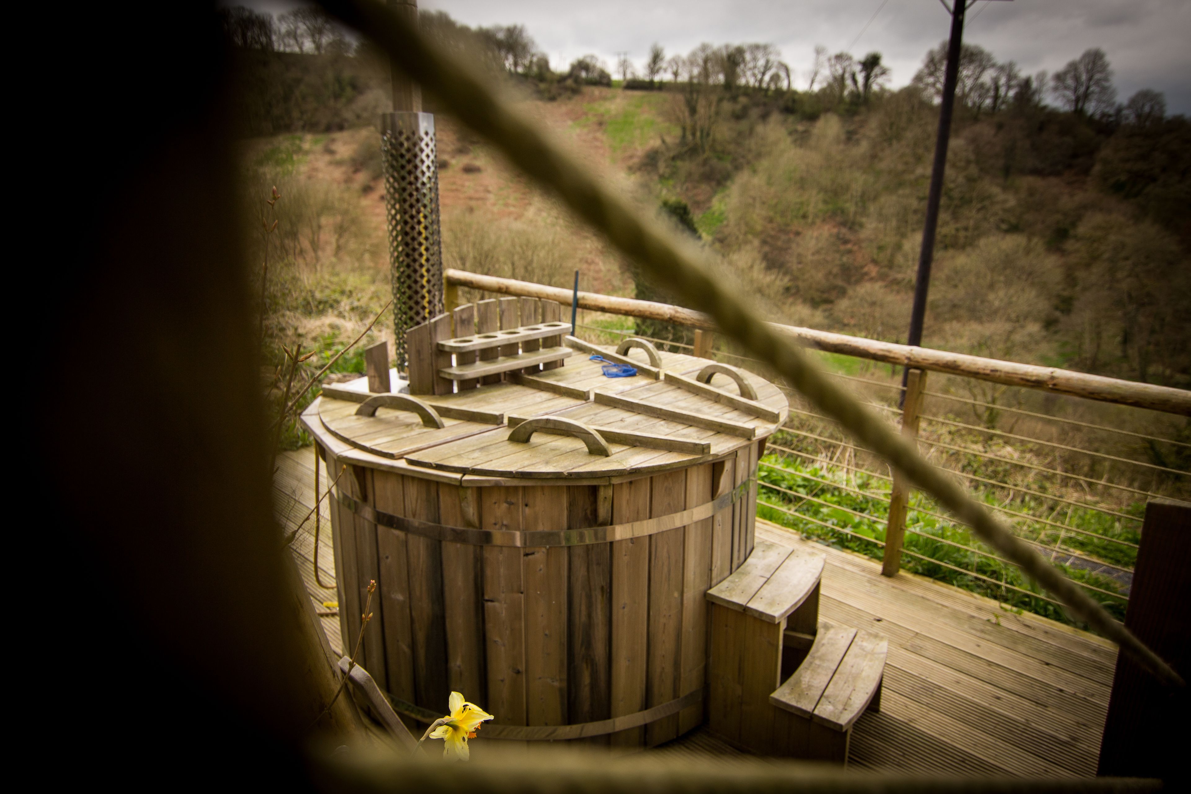 Bồn tắm spa ngoài trời