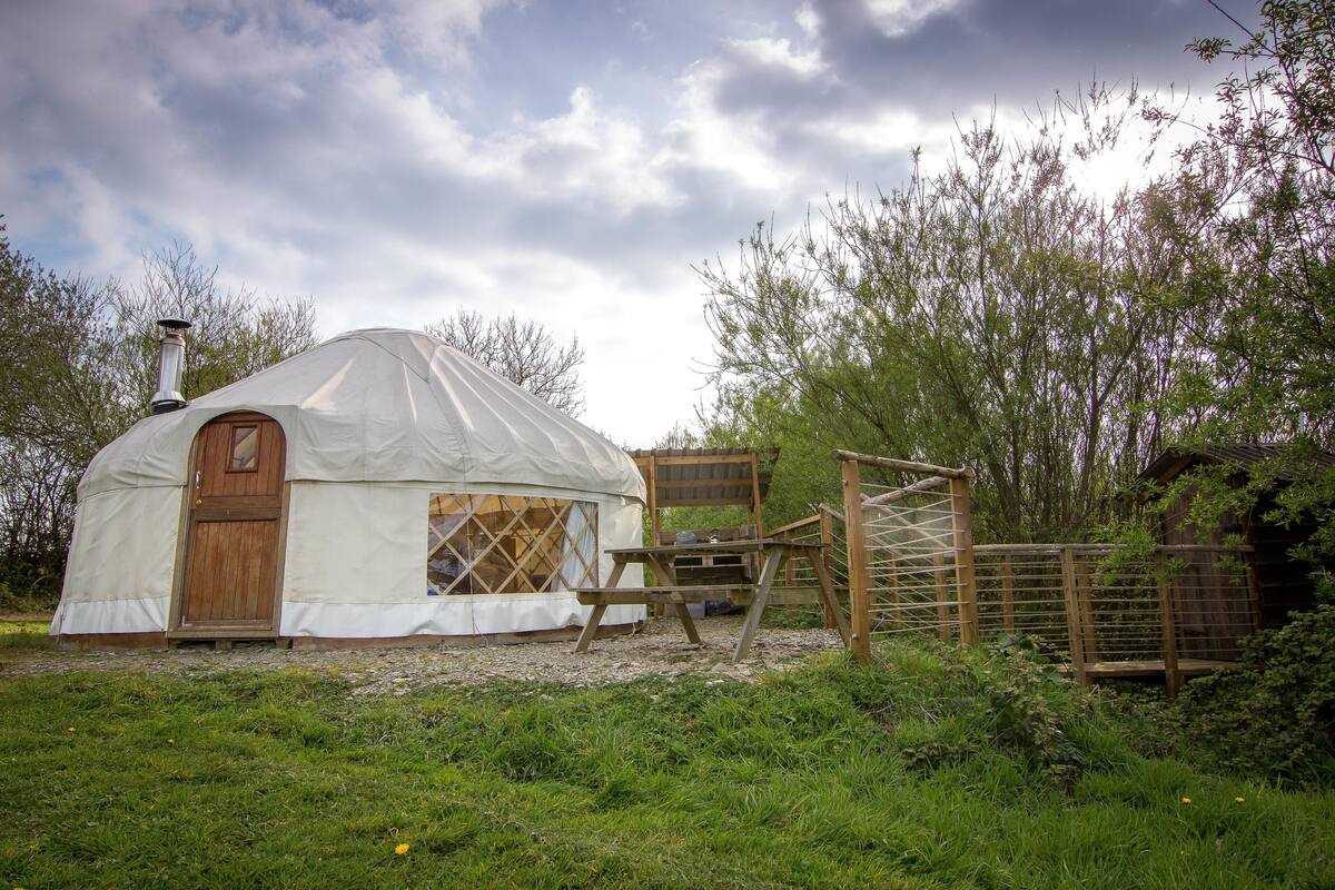 Tent (18ft Yurt) | View from room