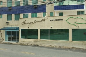 Majoituspaikan julkisivu