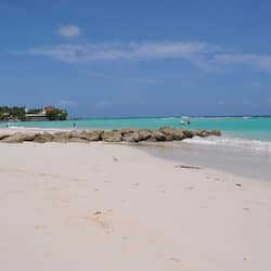 On the beach, white sand, snorkelling, windsurfing