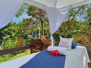 Tratamientos corporales, aromaterapia, masajes con piedras calientes