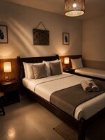Ropa de cama hipoalergénica, minibar y cortinas blackout 