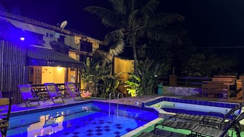 2 outdoor pools, open 9:00 AM to 9:00 PM, sun loungers