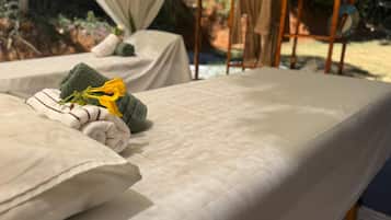 Tratamentos corporais, aromaterapia, massagens com pedras quentes
