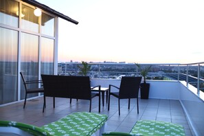 Premium Penthouse, 1 Bedroom | Terrace/patio - Asotel Hotel (Kharkiv)