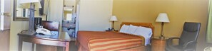 Habitación estándar, 1 cama King size, para no fumadores | Caja de seguridad en la habitación y escritorio 