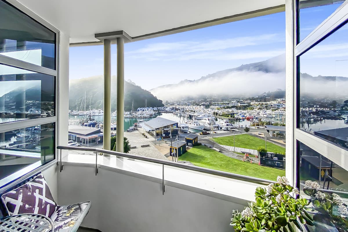 Klassiek appartement, 2 slaapkamers (Oxley two Bedroom Waterfront 502) | Terras