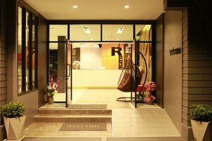 Entrada de la propiedad