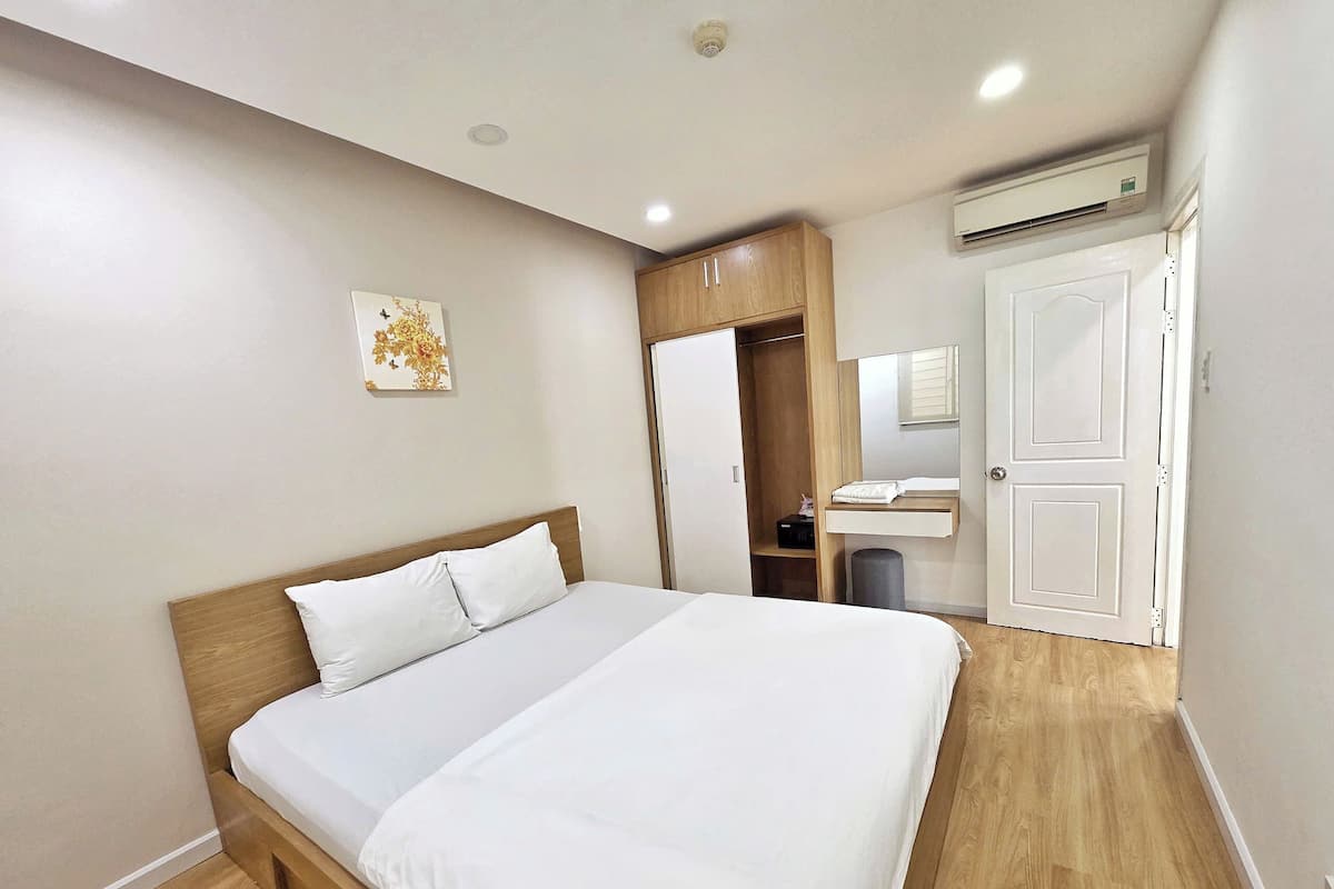 Appartement Familial, 2 chambres, vue ville, en front de mer