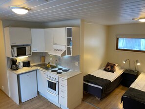 1 bedroom, desk, iron/ironing board, cots/infant beds