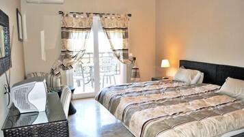 In-room safe, desk, iron/ironing board, free cribs/infant beds