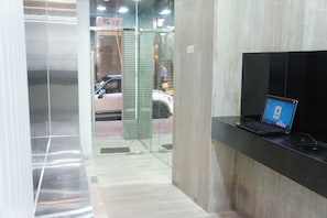 Interior entrance