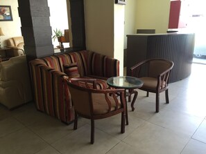 Zona de estar del vestíbulo