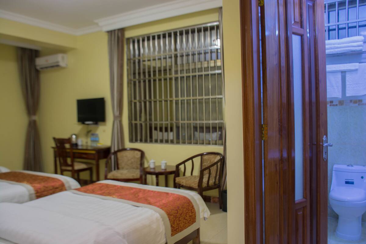 Double or Twin Room | Bathroom | Free toiletries, hair dryer (on request), towels