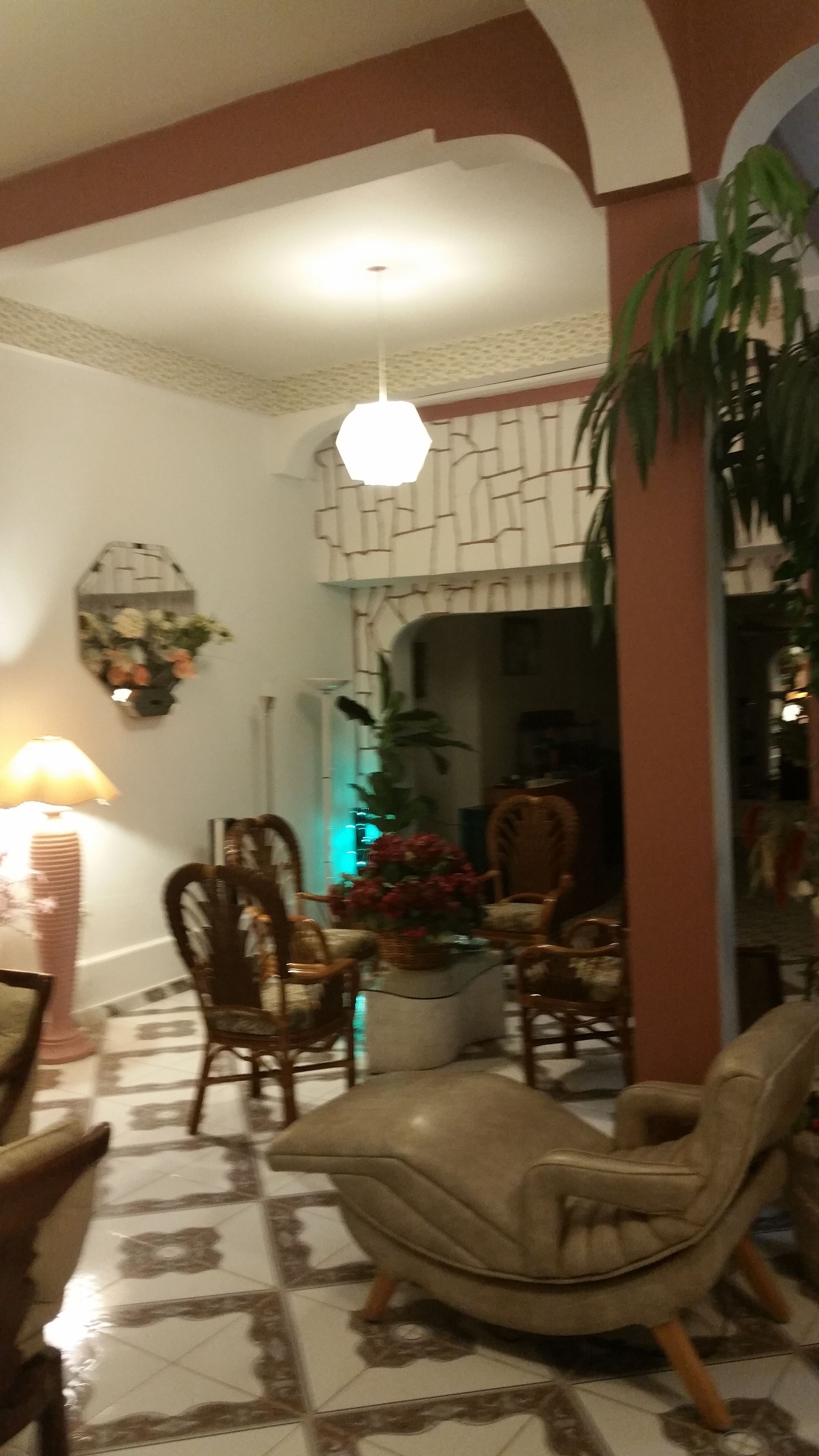 Sitteområde i lobbyen