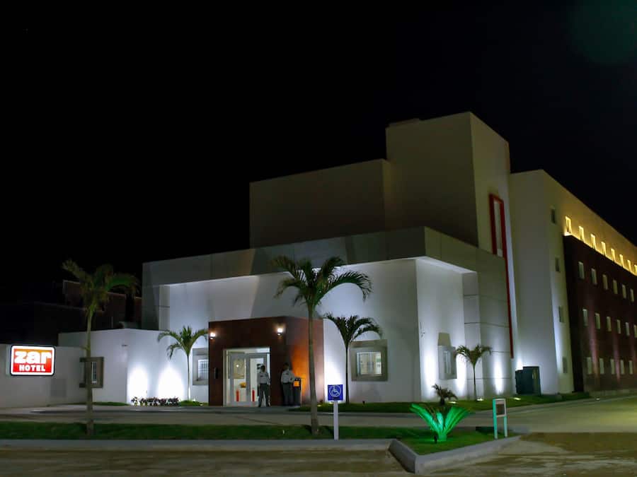 Front of property – evening/night