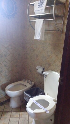 Traditional Double Room | Bathroom | Shower, free toiletries, hair dryer, towels - Hotel Real Azteca (Mexico City)