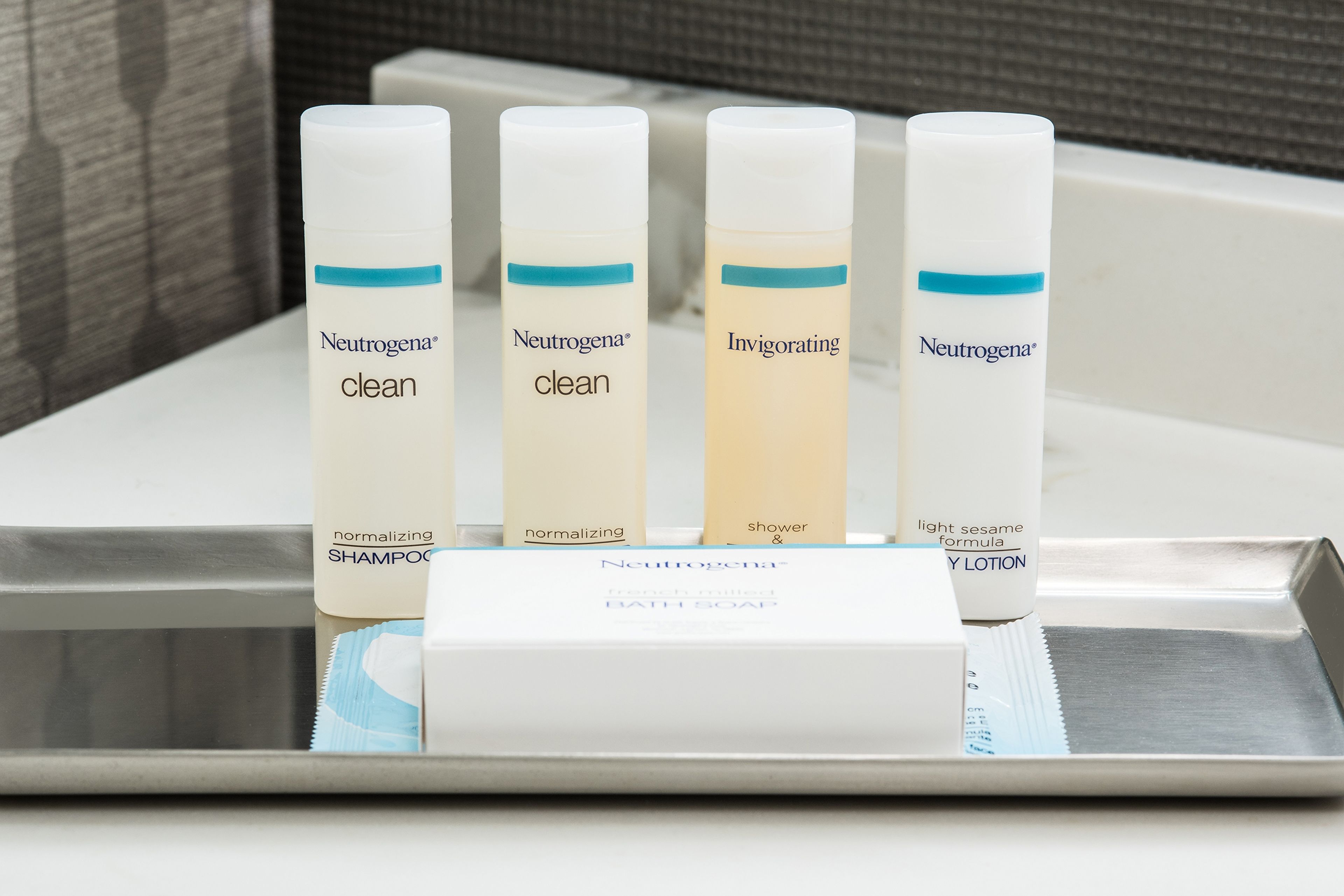 free toiletries, hair dryer, towels, soap