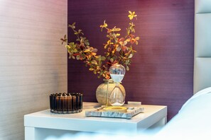 Premium bedding, blackout curtains, iron/ironing board, free WiFi