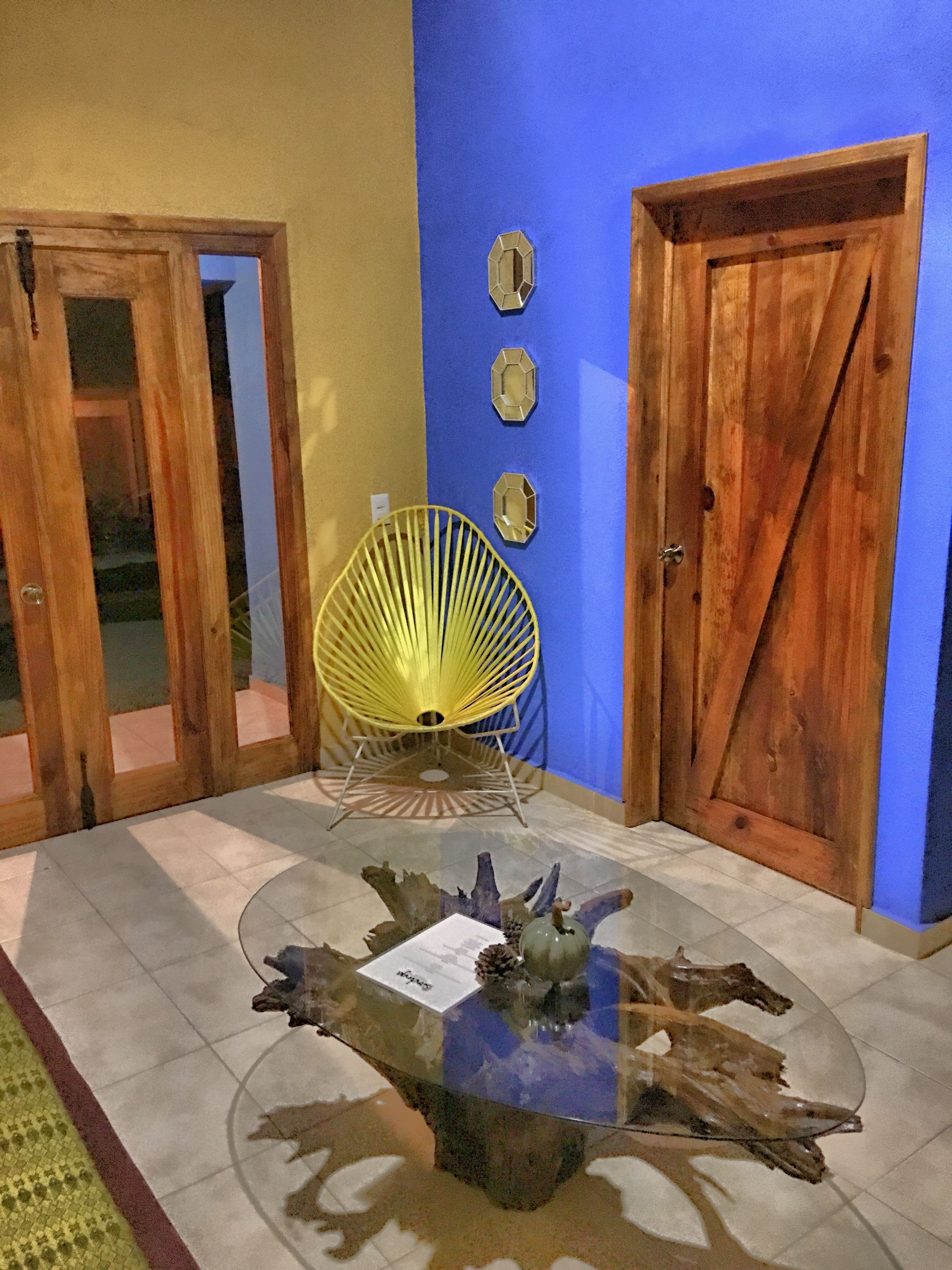 romantic cabin, 1 king bed, terrace, partial lake view (maria luisa) | living area | smart tv, heated floors